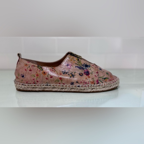 Patricia Nash Antique Floral Leather Slip On Shoes Designer Women’s Size 9.5 - Picture 8 of 11